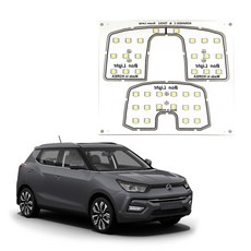 자이포라 PCD기판형 LED실내등 순백색 조명 정비 자동차