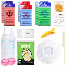 오라이브 할머니펌 셀프 파마 세트 7 8 9호 2개씩, 1세트, 혼합