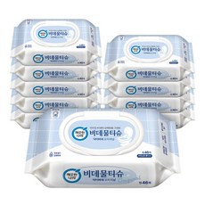 닥터비데 화장실용 물티슈 캡형 (46매 x 10팩), 55g, 46매, 10박스