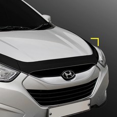 투싼ix(09~15년) 스모그 본넷가드 튜닝 보호 몰딩 맞춤형 디플렉터 스크래치 방지, 라인