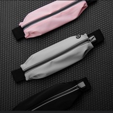 슬림 런닝벨트 힙색 벨트 러닝벨트 가방 러닝 슬링백 런닝 허리, 블랙