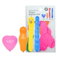 파티클럽 모양풍선 4종 10입 세트, 1개