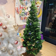 甜妞節慶 混合葉摺疊聖誕樹 含燈, 1個