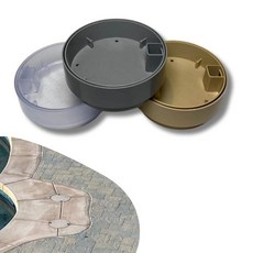 One Stop Outdoor 15.2cm(6인치) 원형 푸랄리드 수영장 스키머 커버 - 뚜껑 배수구 액세스 커버를 콘크리트에 맞추세요. 미국산 프리미엄(TAN), 탠 색상