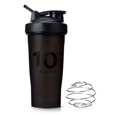 10도씨 블렌딩 쉐이커 보틀 + 블렌딩볼, 블랙, 600ml, 1개