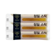 청밀당 꿀 스틱 가성비 벌크 세트 베트남 자연 벌꿀 100% 롱안꿀, 100개, 10g