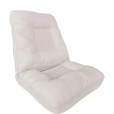 多段可調折疊和室椅 懶人沙發地板椅 單人休閒椅 臥室客廳折疊椅, 豆腐單人沙發-米白/(一張訂單限一個