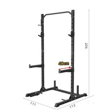 輕商用舉重架 臥推訓練架 深蹲架 龍門架, 1個, (加強款)款訓練架