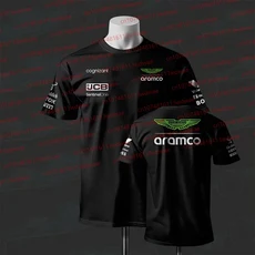 2025 애스턴 마틴 스트리트 티셔츠 모터사이클 실버스톤 레이스 에디션 스페인 레이서 페르난도 알론소 14, 08 M, 03 094-PBB