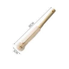 컵브러쉬 세척용 긴 손잡이 나무 나일론 솔 작은 병, 01 ShortB 30cm