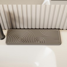 洗手檯水龍頭洗漱臺吸水墊衛生間檯面水池硅藻泥瀝水墊, 1個