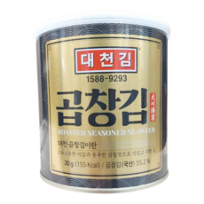 대천김 곱창김 캔 30g, 2개