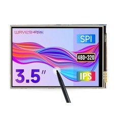 Waveshare 3.5인치 터치 스크린 라즈베리 파이 5/4B/3B/Zero/Zero W/Zero 2W/Pico/Pico W/Pico WH TFT LCD 480x320과, Waveshare 3.5인치 터치 스크린, 라즈베리 파