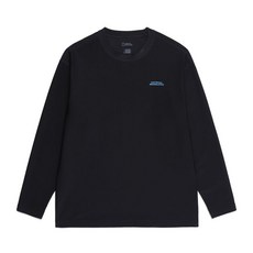 NATIONALGEOGRAPHIC 내셔널지오그래픽 N252URG420 세미오버핏 그래픽 긴팔 워터 티셔츠 CARBON BLACK