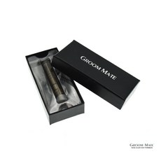 GOODFORIT/美國Groom Mate不鏽鋼鼻毛修剪器禮盒 免電力旋轉刀頭 安全修容, 1個, 不鏽鋼