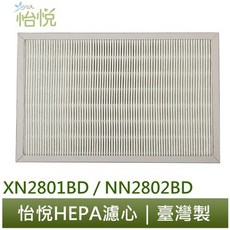 怡悅 HEPA濾網 適用於 東元 XN2801BD NN2802BD 空氣清淨機, 1個