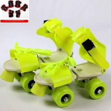탈부착 롤러스케이트 바퀴 신발 인라인 롤러슈즈 휠, 1개, 옐로우 22 32 장비 6종 3 6세