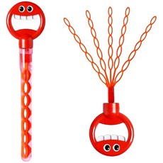 笑臉32孔泡泡棒, 32孔泡泡棒空瓶(顏色隨機)+泡泡液10, 1個