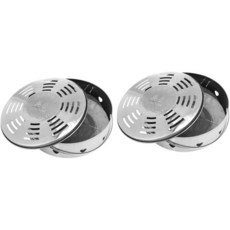 QUMIIRITY 모기향 트레이 2개 세트 향로 향 버너 홀더 스틱 팔찌 향꽂이 거치대 스테인리스 스틸, 14*14*3.5cm