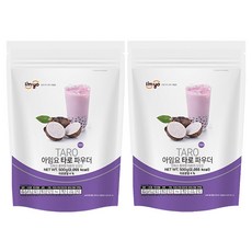 아임요 타로 버블티 파우더 500g 2개세트, 1개입, 2개