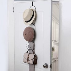 다매다매 모자 정리대 모자걸이 행거, 블랙, 1개