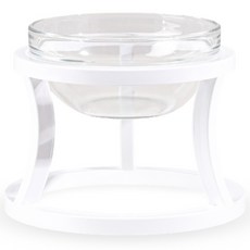 까사미코 고양이 강아지 물그릇 밥그릇 세트, 유리볼, 1개