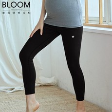 블룸마터니티 슬림 임산부 요가바지(블랙)