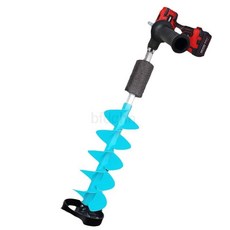 전동 아이스 드릴 빙하 대유 부유 물 겨울 막대 빙어 낚시 파괴기 겨울 낚시 용품 도매, 1개, 호수 블루