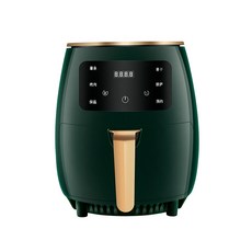 空氣炸鍋家用大容量智能可視多功能電炸鍋空氣炸鍋, 國內可用110V, 4.5L-【綠色】