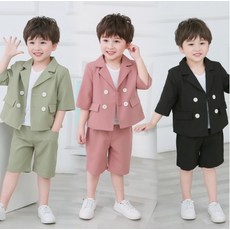 벨르팜므 아동 정장 여름 특별한날 자켓 바지 코디정장세트