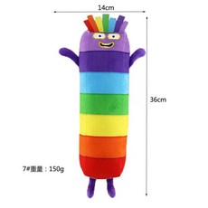 숫자인형 넘버블럭스 쿠션 토이 블록 Numberblocks, 1개, L. 7