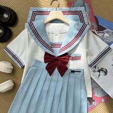 JK制服套裝日系純欲百褶裙套裝 長短袖水手服 學院風學生套裝
