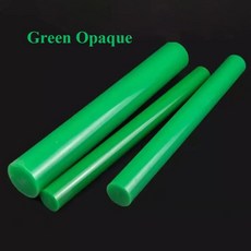 폴리우레탄 솔리드 로드 색상 탄성 스트레치 스틱 플라스틱 비프 텐던, 2. Green Opaque, 1개