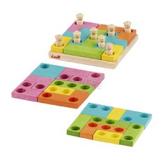 원목 구멍퍼즐 도형꼭지퍼즐 퍼즐장난감