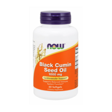 NOW Foods 黑種草籽油軟膠囊 1000mg, 60顆, 1罐