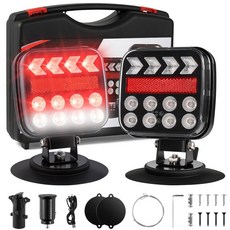 무선 트레일러 LED 트럭 마그네틱 RV 캠핑카 리플렉터가 IP6 조절식 조명 보트 있는