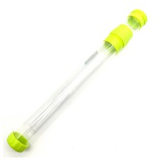 伸縮透明浮標筒，廚房剩食收納好幫手，透明可視，節省空間, 1個, 可伸縮浮標筒, 透明