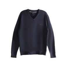 타미힐피거 V넥 MW14745DW5 스웨터