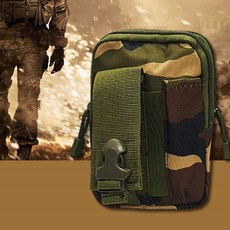 밀리터리 허리 벨트 힙색 파우치 남자 미니 가방 won+54068Sk