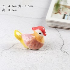 彩色鴛鴦陶瓷筷子架 筆托 餐具擺件, 1個, 女生