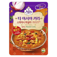 샘표 티아시아키친 스파이시 마살라 커리 분말, 4개, 100g