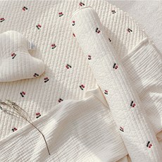 마롤로뜨 아기 바디필로우 100수 누빔 자수 죽부인 베개 롱쿠션 애착베개, 상큼체리_속통+아기죽부인