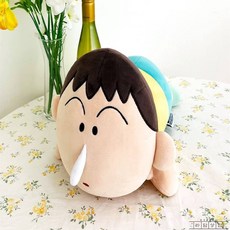 라담상점 짱구 맹구미니쿠션 등베개