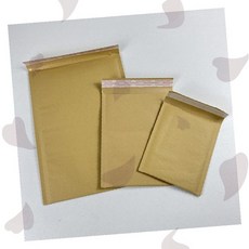 크라프트 택배 봉투 종이 뽁뽁이 포장지 소 15x18cm, 1개