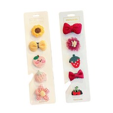 匡貝拉 嬰兒髮夾，柔軟布藝不傷髮胎毛夾