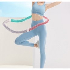 리브에어 훌라후프 다이어트 스프링 뱃살, 1개, 핑크계열, 1kg