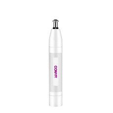 Conair 콘에어 여성용 True Glow 배터리 작동 귀털 코털 정리기 208312, 화이트 / 퍼플