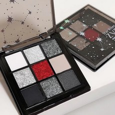 ZVEV 스위트 쿨 로즈 스몰 스모크 9 색 아이 섀도우 팔레트 젤 팝 매트 진주 빛 베이브 대비 메이크업, 1개