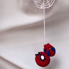 드리머스 스파이더맨 뜨개질 인형 키트, 레드, 1개