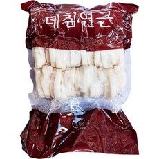 나물팜 데침 연근채 1Kg 농무대 그린마켓 자숙 데친 이강산닷컴